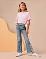 U.S. Polo Assn. Kids Girls Mid Rise Bootcut Jeans