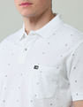 Arrow Sport All Over Printed Regular Fit Polo Shirt