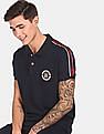 U.S. Polo Assn. Denim Co. Brand Tape Solid Pique Polo Shirt