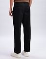 Calvin Klein Jeans Relaxed-Fit Solid Mid Rise Trousers