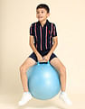 U.S. Polo Assn. Kids Boys Vertical Stripe Cotton Polo Shirt