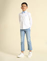U.S. Polo Assn. Kids Boys Pure Cotton Satin Shirt