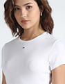 Tommy Hilfiger Sustainable Rib Knit Solid T-Shirt