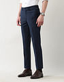 Arrow Newyork Mid Rise Slim Fit Autoflex Trousers