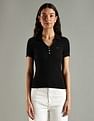 Tommy Hilfiger F25JWKT061 BLACK Womens T-Shirt