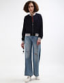 Tommy Hilfiger Ribbed Trim Zip Top Jacket