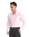 USPA Tailored French Placket Patterned Shirt