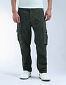 Flying Machine Relaxed Tapered Fit Mid Rise Cargo Trouser
