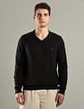 Tommy Hilfiger Solid Regular-Fit Cotton Sweater