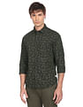 Flying Machine Floral Print Pure Cotton Shirt