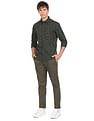 Flying Machine Floral Print Pure Cotton Shirt
