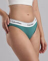 Calvin Klein Underwear Womens Blue Solid Panties