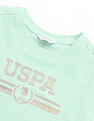 U.S. Polo Assn. Kids Girls Brand Printed Blousan T-Shirt