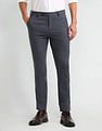 Arrow Slim Fit Checked Trousers